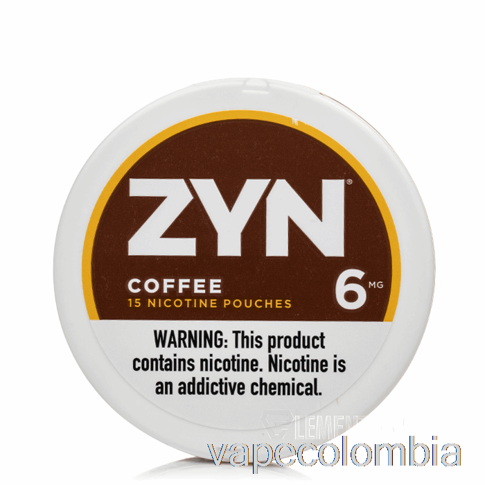 Vape Kit Completo Zyn Bolsas De Nicotina - Café 6 Mg